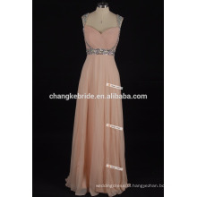 Fashion sequins beaded dresses Sweetheart Long Chiffon Evening Dresses